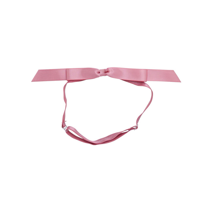 Mathilde Satin Bow Headwrap -Dusty Rose Mauve