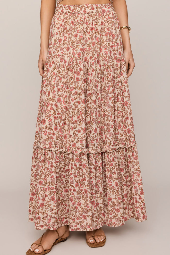 Maura Maxi Skirt - Sandshell