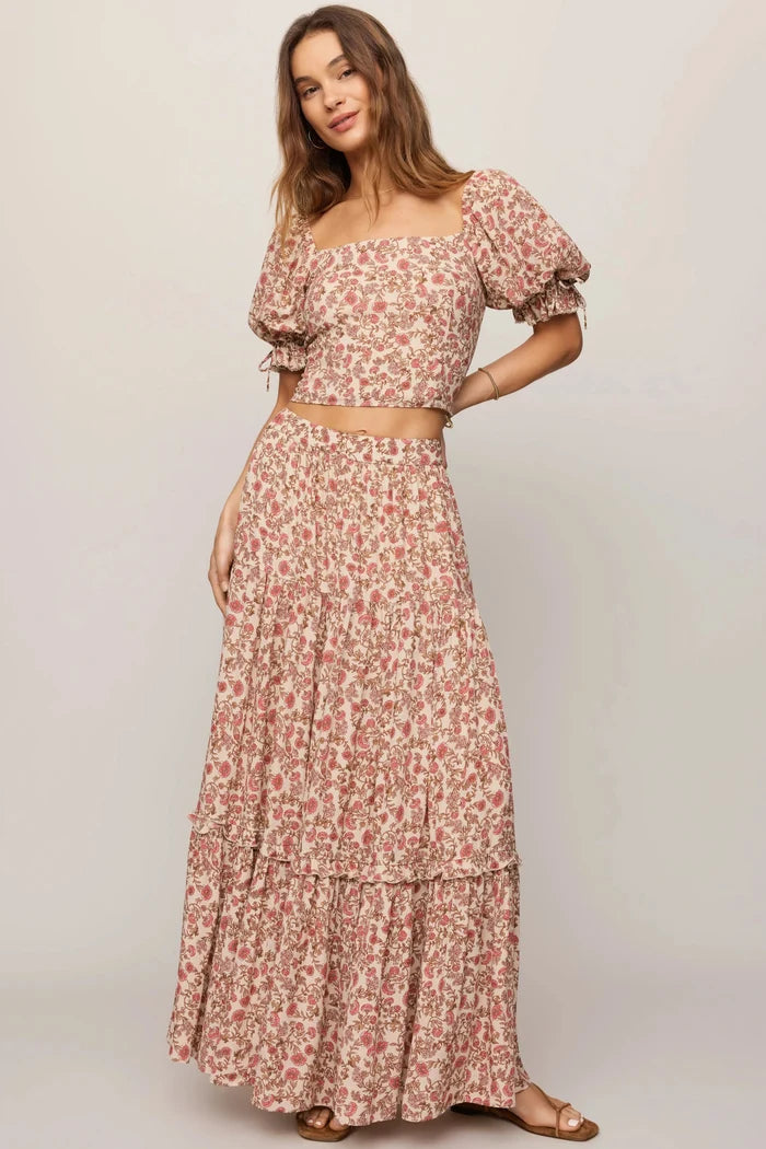 Maura Maxi Skirt - Sandshell