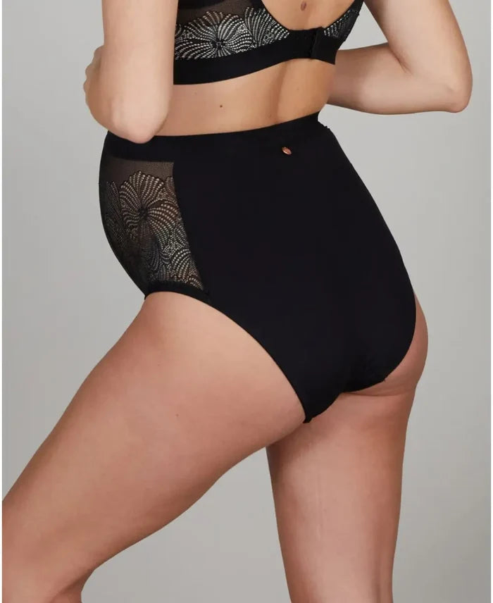 Maxi maternity panties Dahlia black - Brief