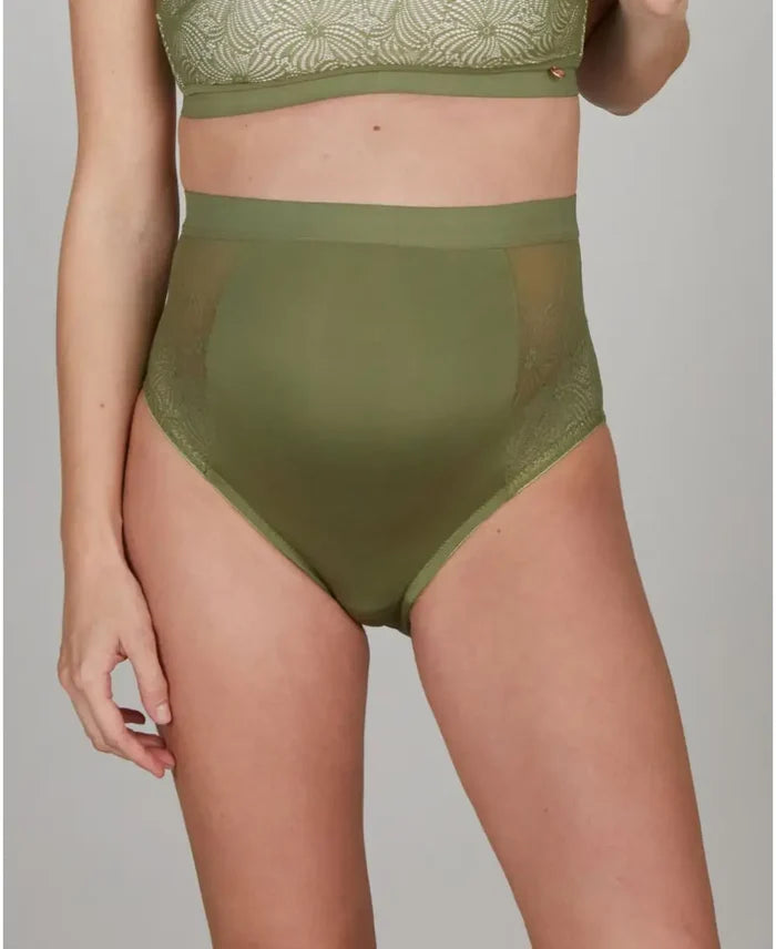 Maxi maternity panties Dahlia khaki - Brief