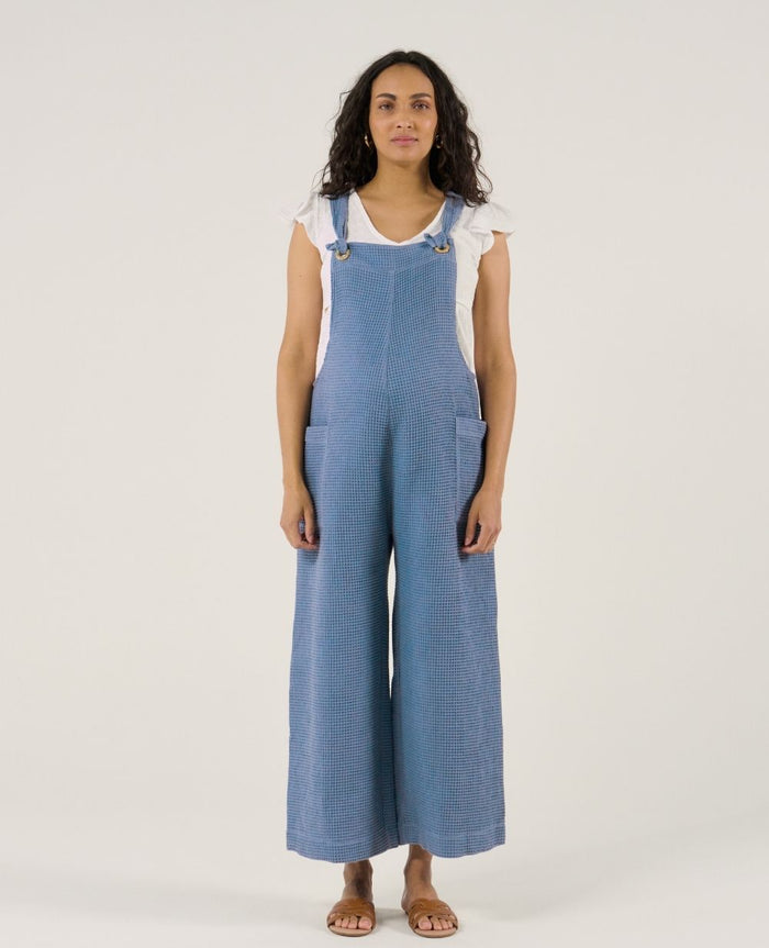 Maya maternity and nursing dungaree - Blue