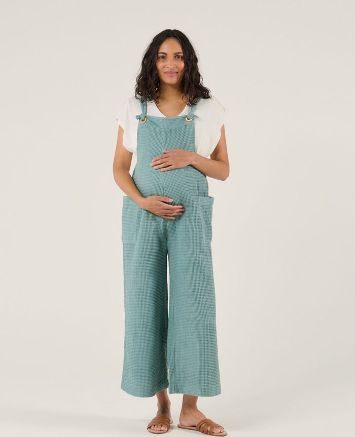 Maya maternity and nursing dungaree - Green