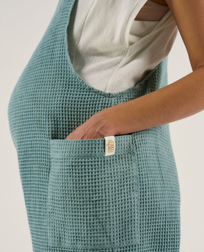 Maya maternity and nursing dungaree - Green