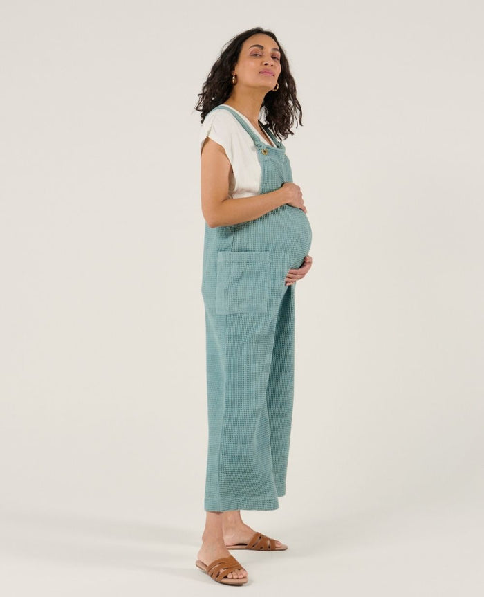 Maya maternity and nursing dungaree - Green
