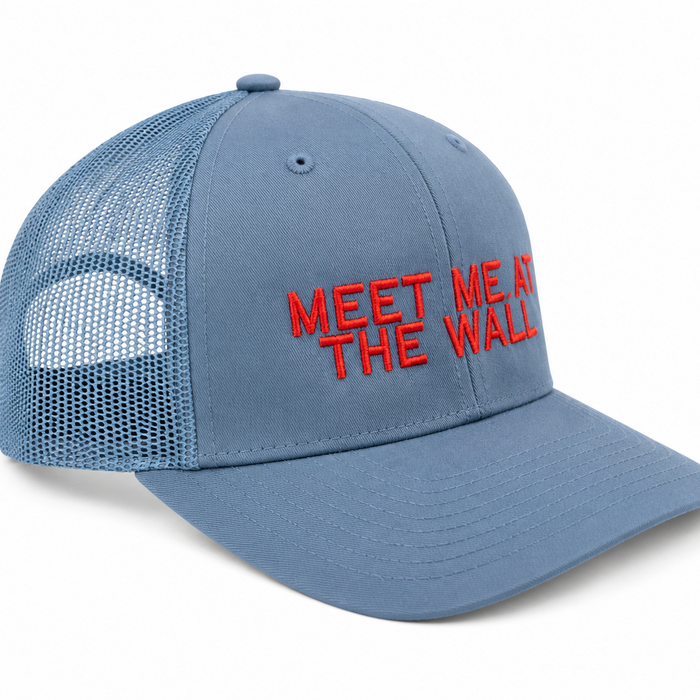 Meet Me At The Wall Hat - Sea Blue