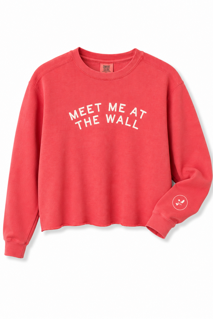 Meet Me At The Wall Sweatshirt- Watermelon