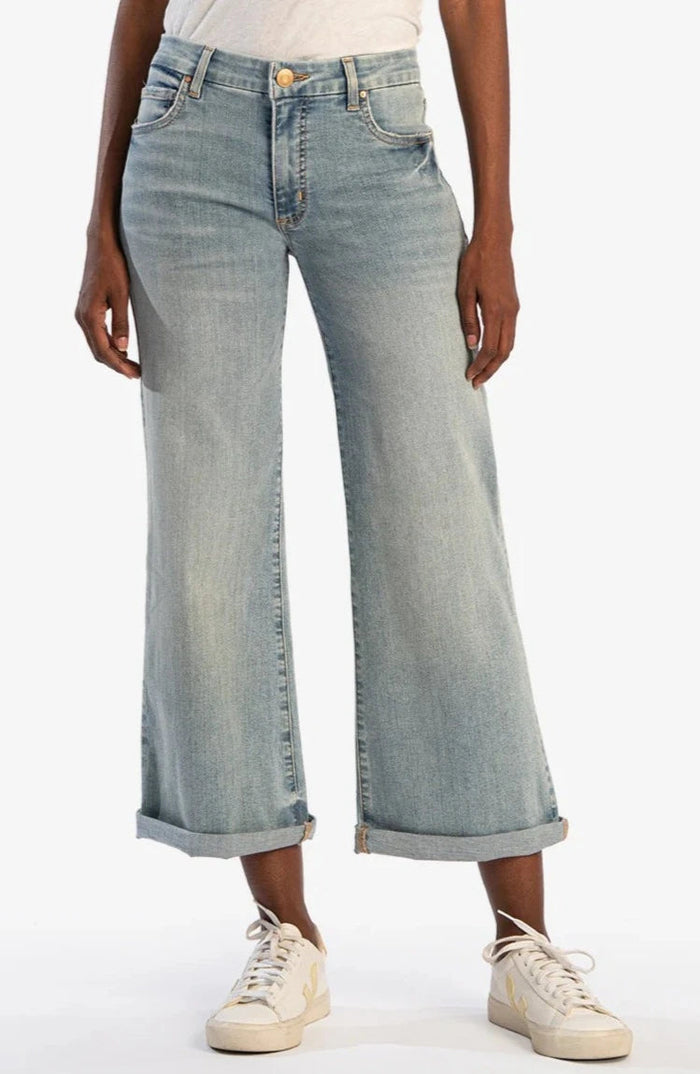 Meg Fab Ab Wide Leg - Spring with Cuff