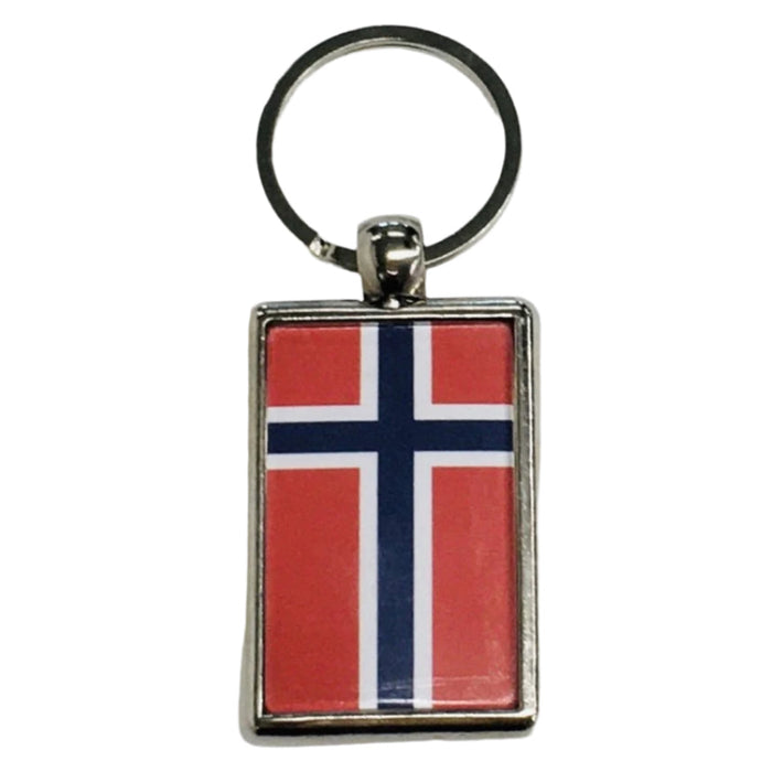 Metal Keyring, Norway flag