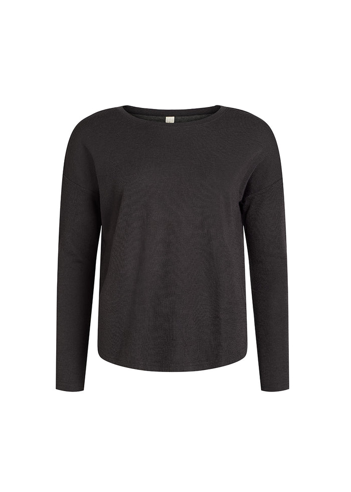 Rethinkit Mibe wool box T-shirt Jersey Tops and T-Shirts 0022 almost black