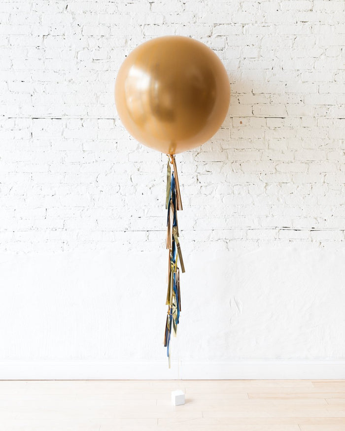 Midnight Copper - Giant Balloon with Tassel
