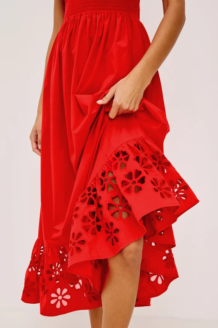 Moira Dress - Scarlet
