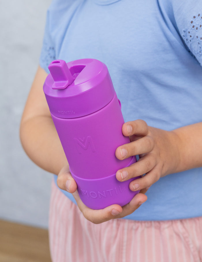 MontiiCo Fusion Complete Drink Bottle 350ml - Fuchsia