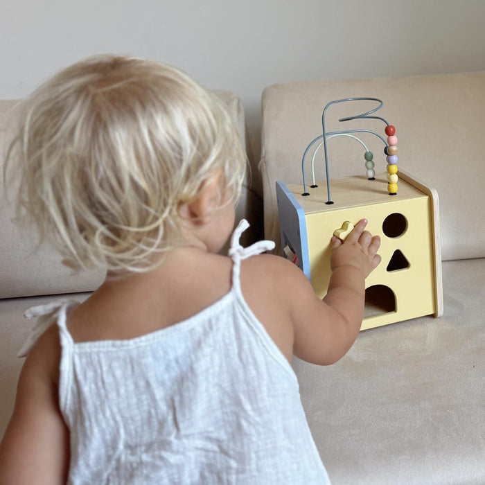 Moover Toys Essentials Mini Activity Cube - Tiny Tots Baby Store