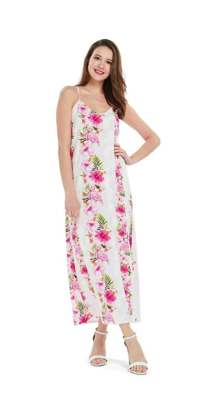 Mother Daughter Mahalo Set in Pink Hibiscus Vine