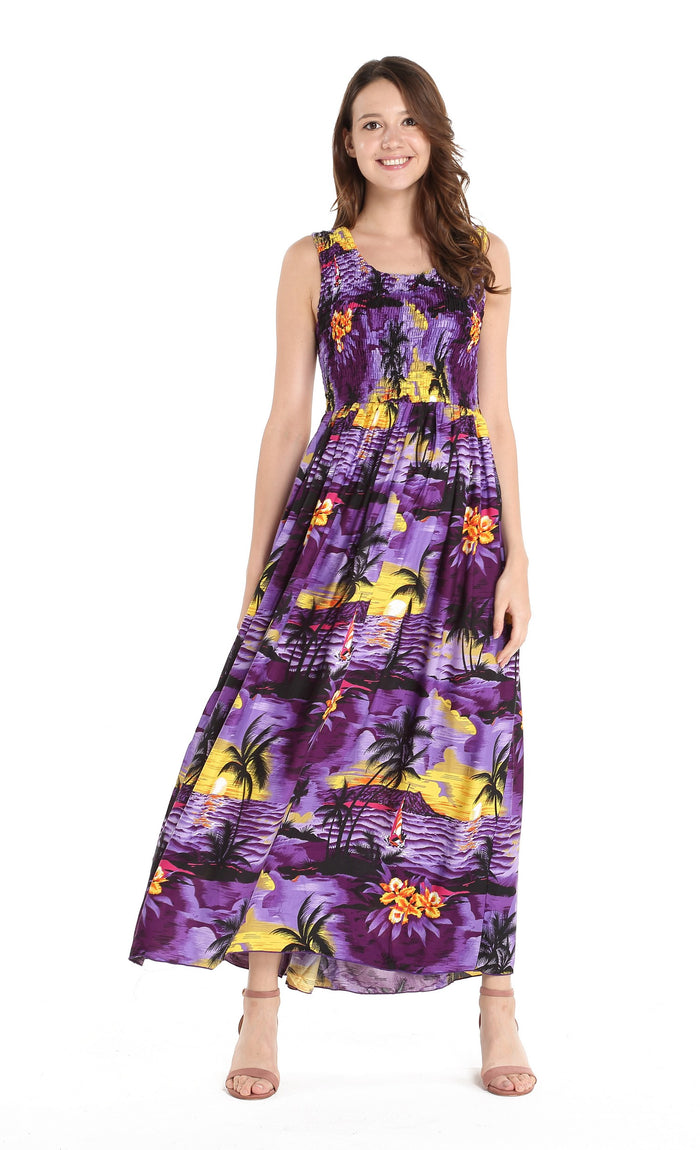 Mother Daughter Mauka Set in Sunset Purple