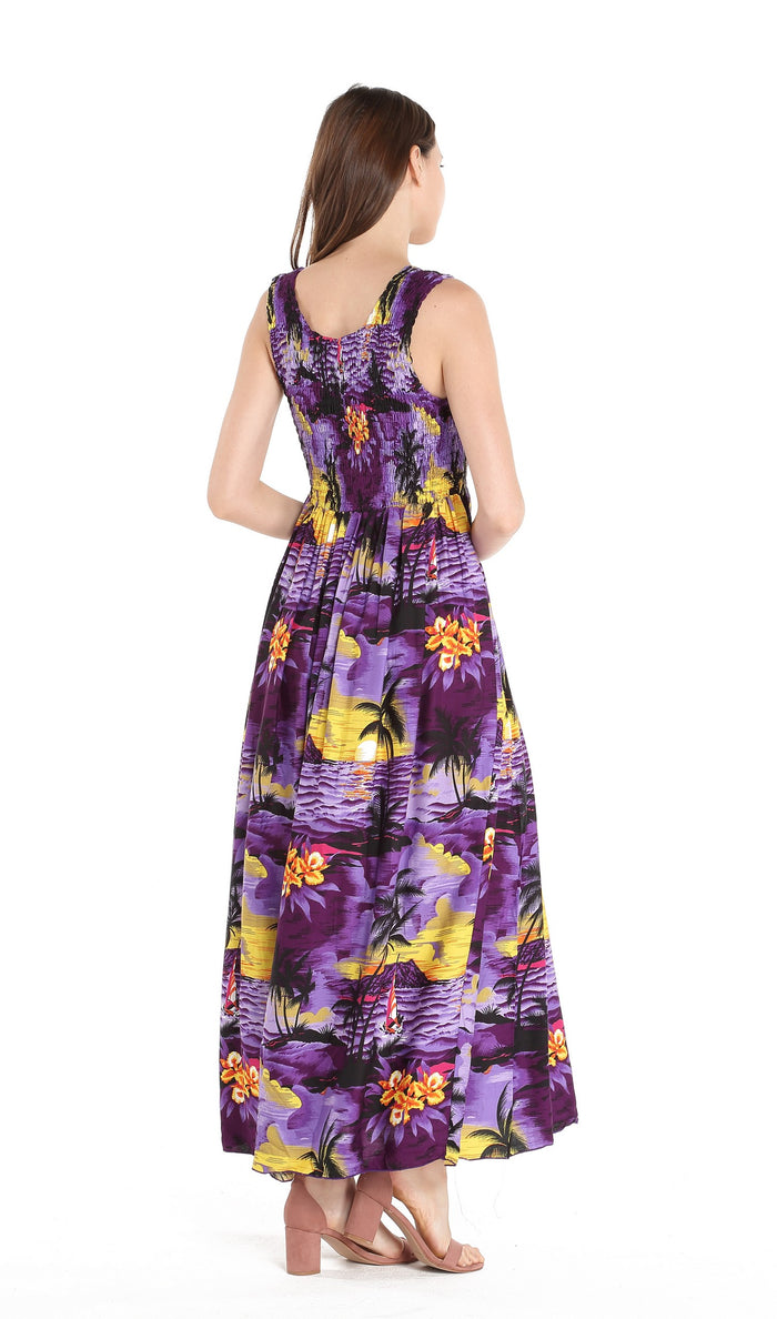 Mother Daughter Mauka Set in Sunset Purple