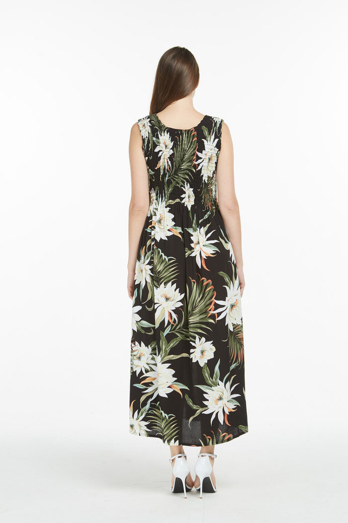 Mother Daughter Mauka Set in Wispy Cereus Black