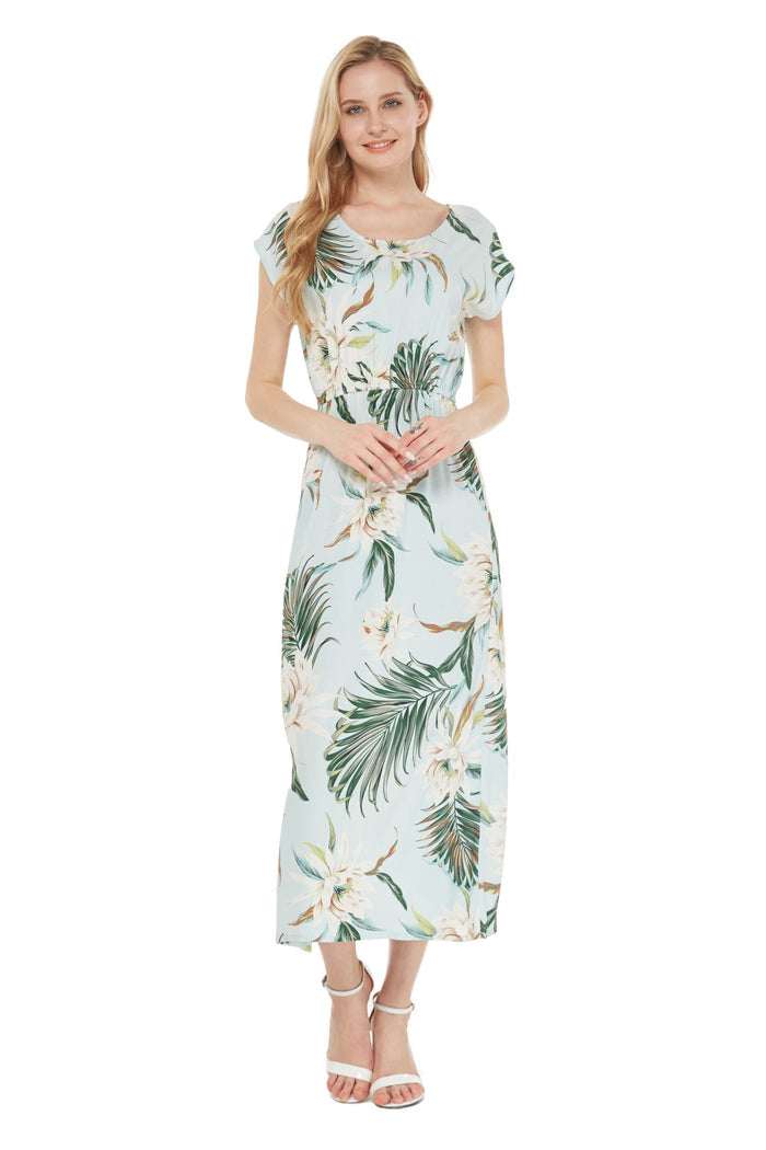 Mother Daughter Nalu Set in Wispy Cereus Light Blue