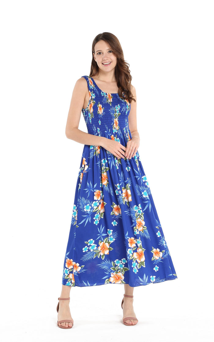 Mother Daughter Oihana Set in Hibiscus Blue