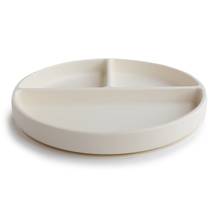 Mushie Silicone Suction Plate - Tiny Tots Baby Store