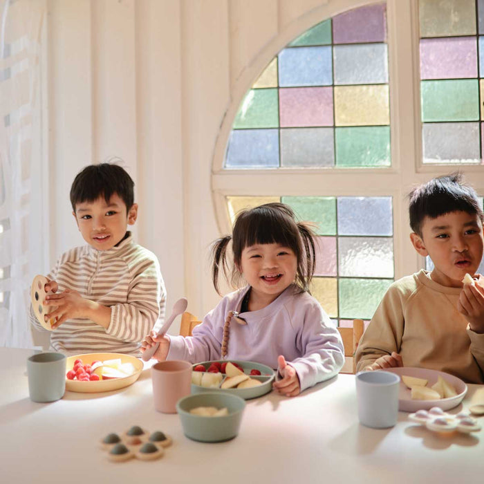 Mushie Silicone Suction Plate - Tiny Tots Baby Store