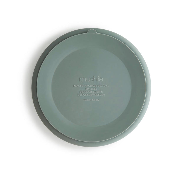 Mushie Silicone Suction Plate - Tiny Tots Baby Store