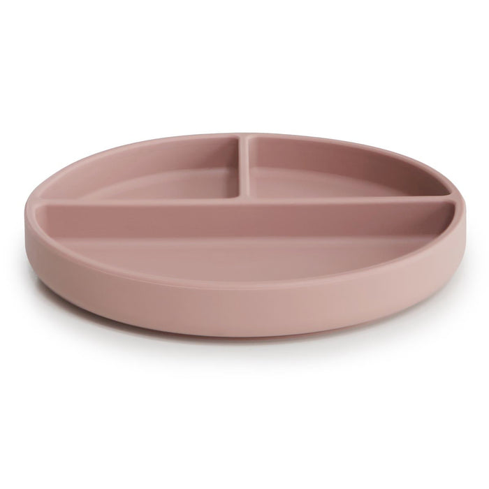 Mushie Silicone Suction Plate - Tiny Tots Baby Store