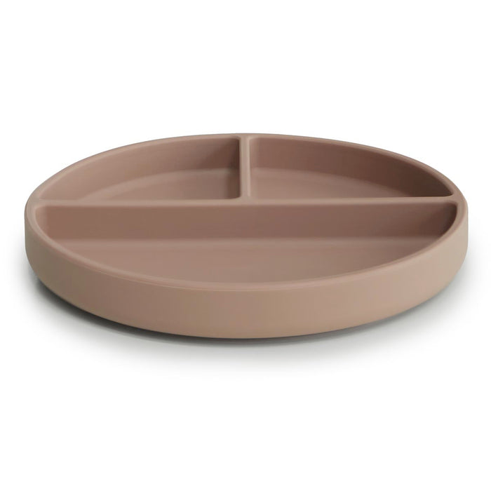 Mushie Silicone Suction Plate - Tiny Tots Baby Store