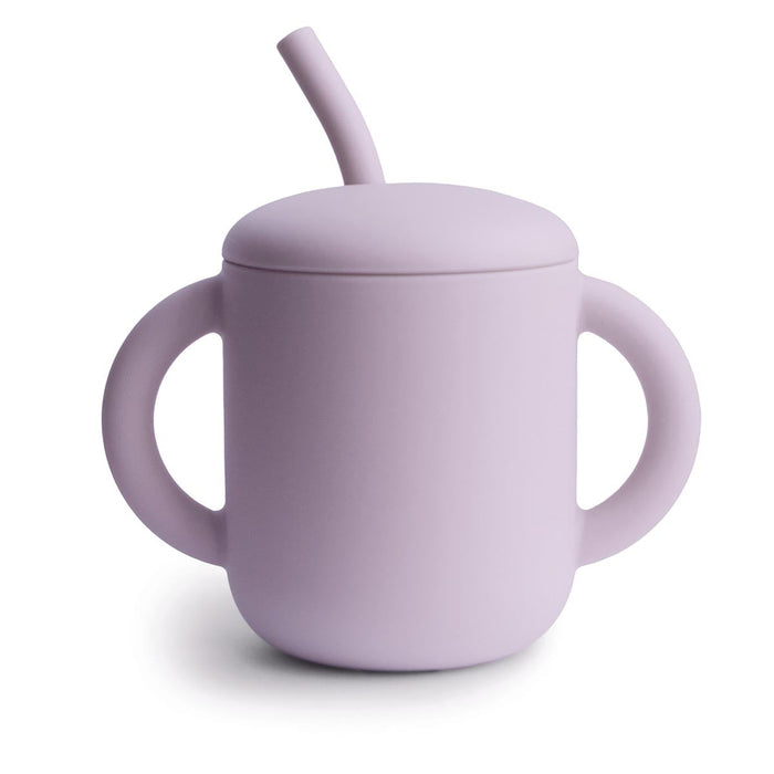 Mushie Training Cup & Straw - Tiny Tots Baby Store