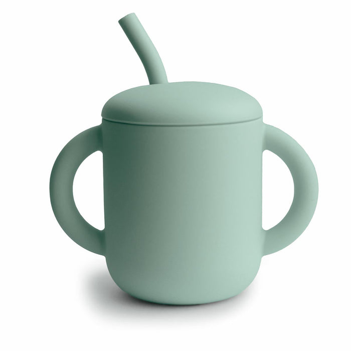 Mushie Training Cup & Straw - Tiny Tots Baby Store