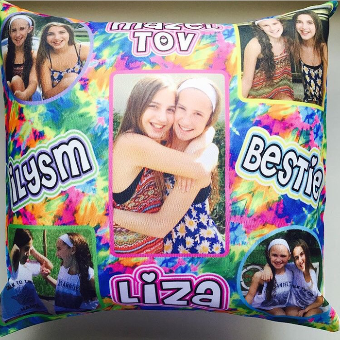 Namedrops - Custom Photo Pillow - Choose any pattern