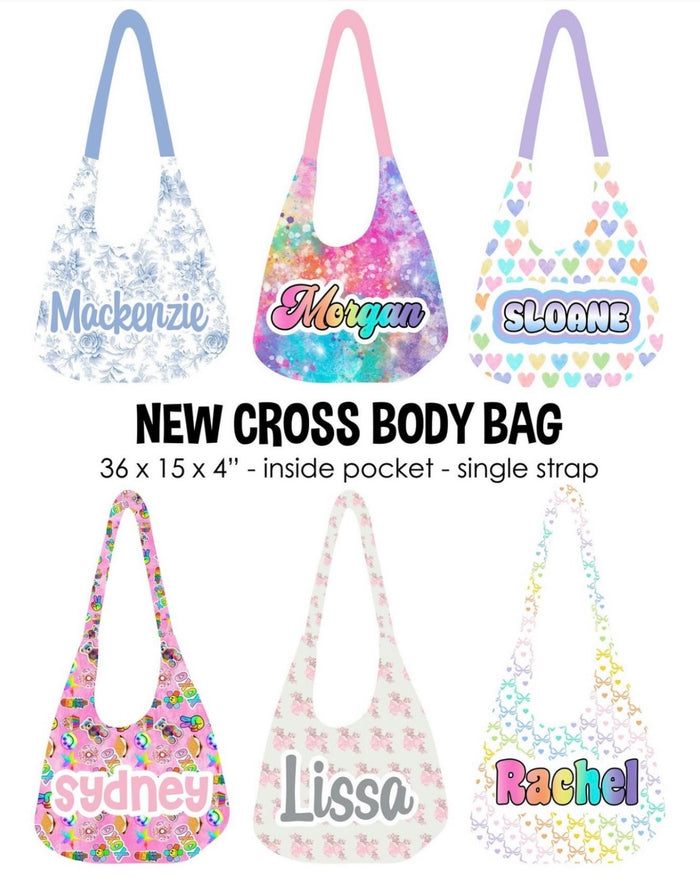 Namedrops Crossbody Bag - Choose any pattern