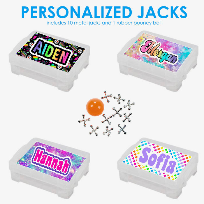 Namedrops Jacks Box + Jacks - Choose any pattern