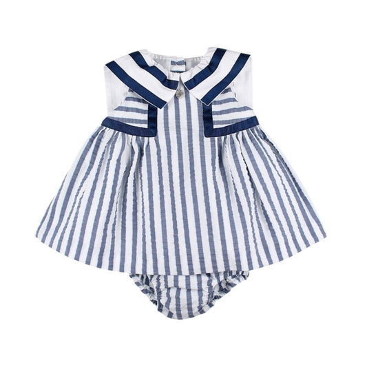 Nautical Girl Striped Sailor 2-Pc Set