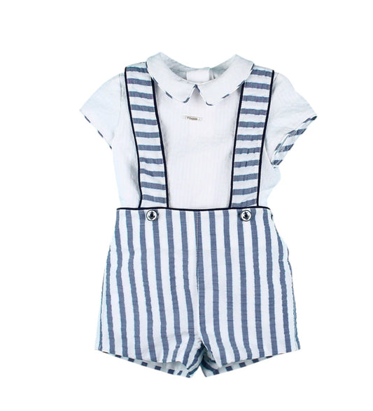 Nautical Stripes Boy 2-piece Set