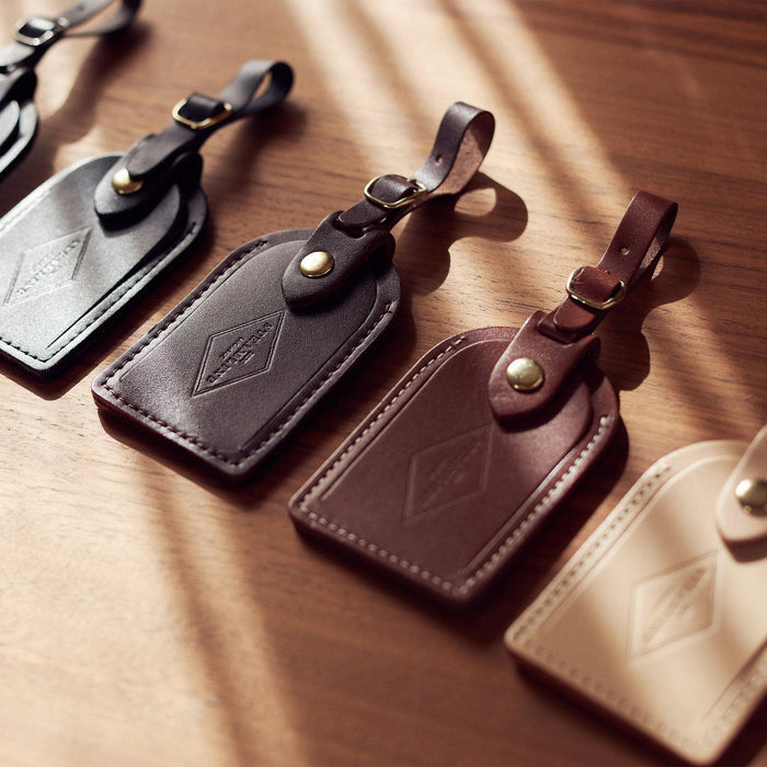 Navy Leather - Luggage Tag Accessories Steamline Luggage