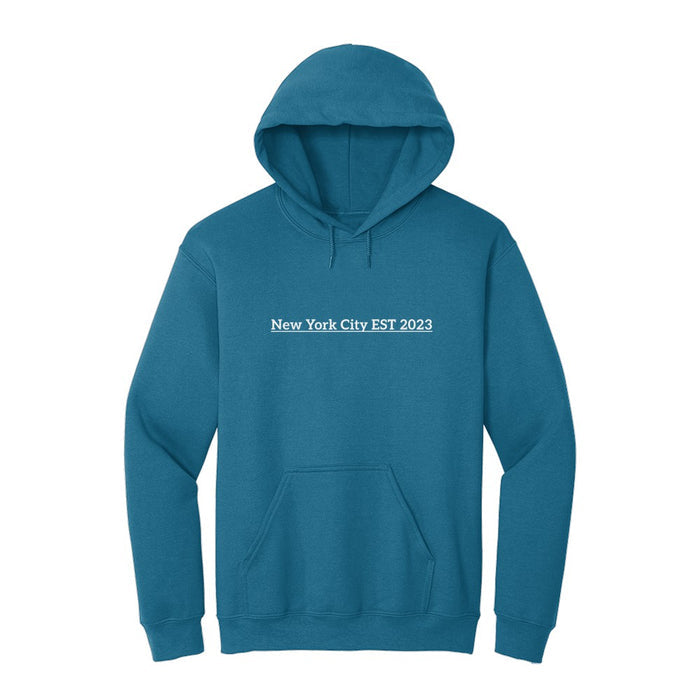 New York City EST printed Hooded Sweatshirt