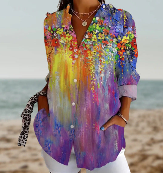 Nola | Sunrise Colors Blouse
