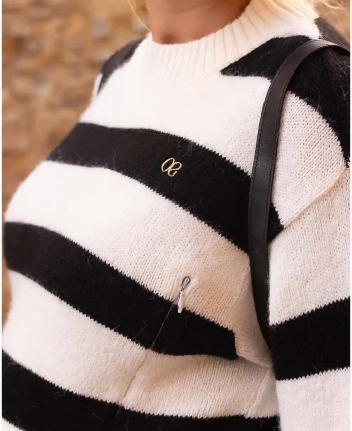 Deauville maternity and nursing sweater dress