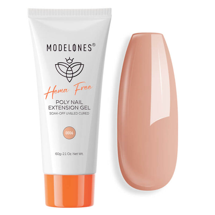 Nude Beige - Hema-free Poly Nail Gel 60g Poly Nail Gel MODELONES #