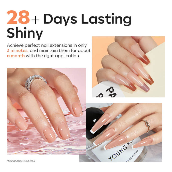 Nude Beige - Hema-free Poly Nail Gel 60g Poly Nail Gel MODELONES #