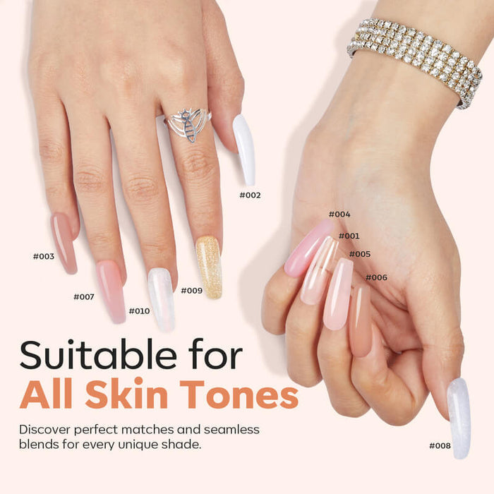 Nude Beige - Hema-free Poly Nail Gel 60g Poly Nail Gel MODELONES #