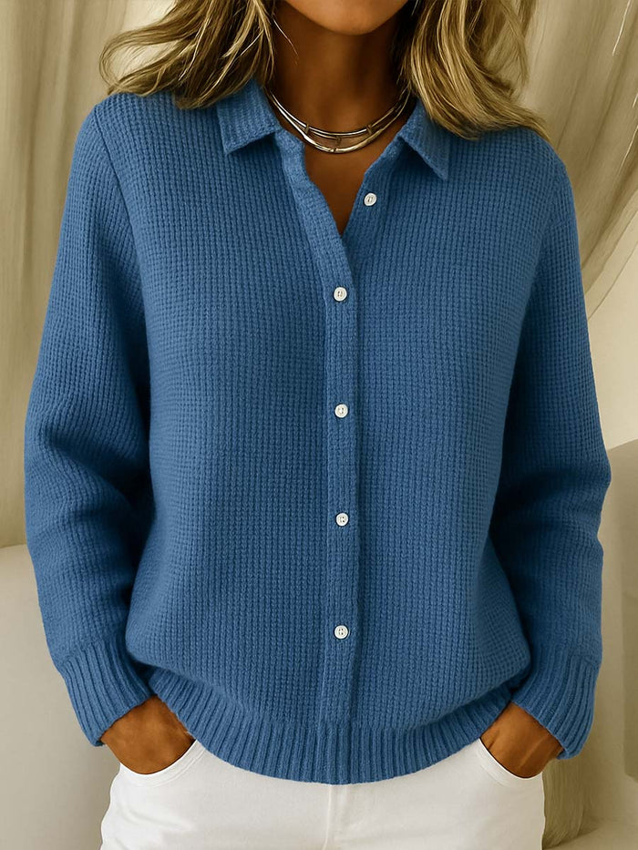 Olivia | Button-Up Knit Cardigan