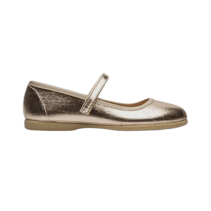 Ophelia Mary Jane Gold Shoes