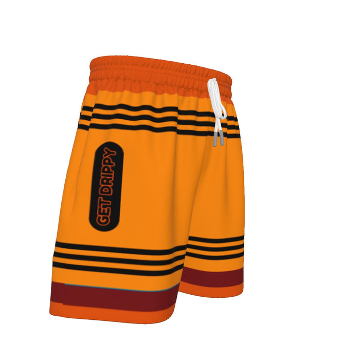 Orange Crayon Sport Shorts (All Sizes)