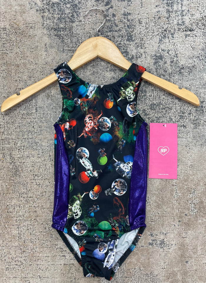 Outer Space Gymnastics Leotard
