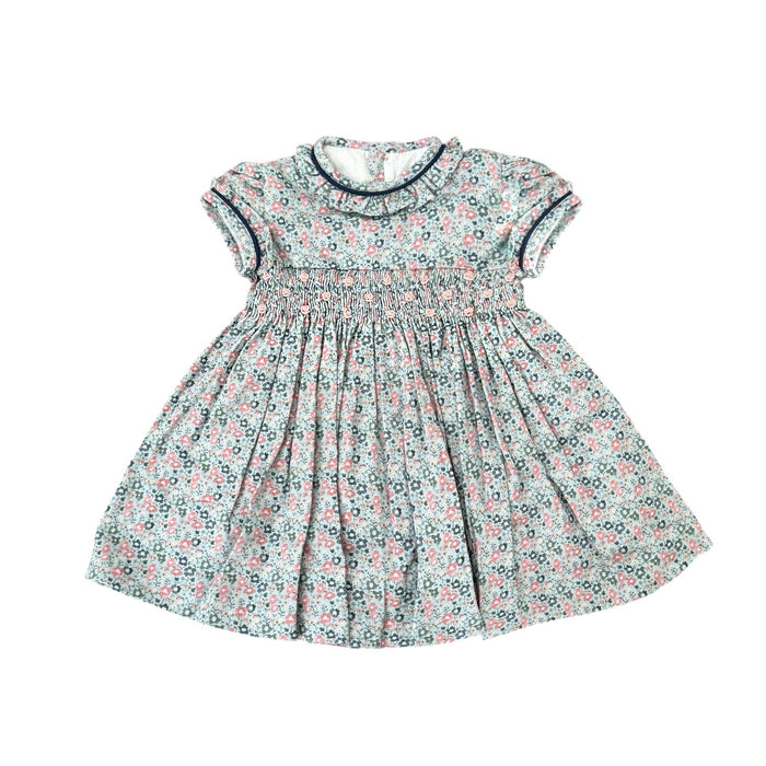 Palmer Floral Handsmocked Dress