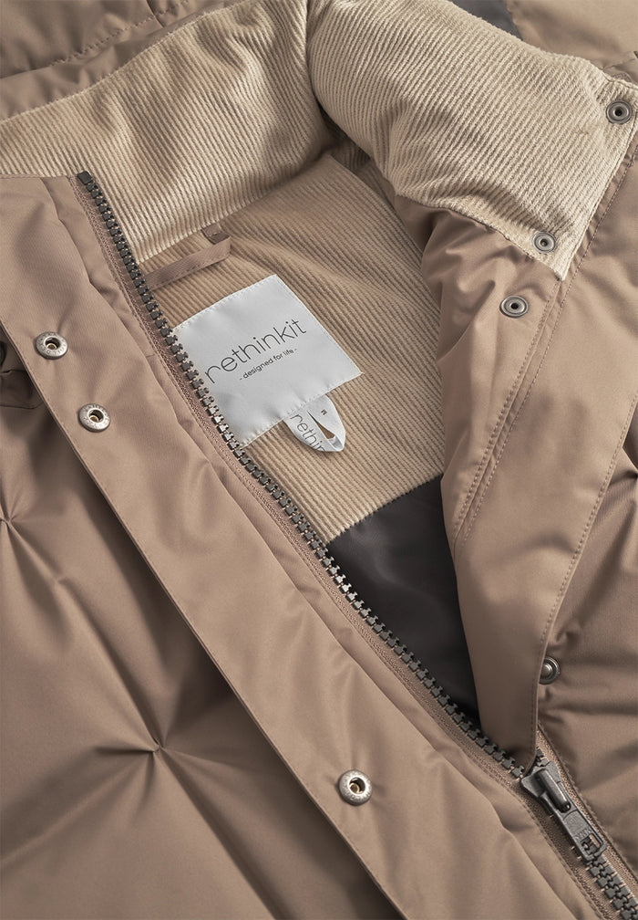 Rethinkit Parka Jacket Cube Jacket 3201 walnut
