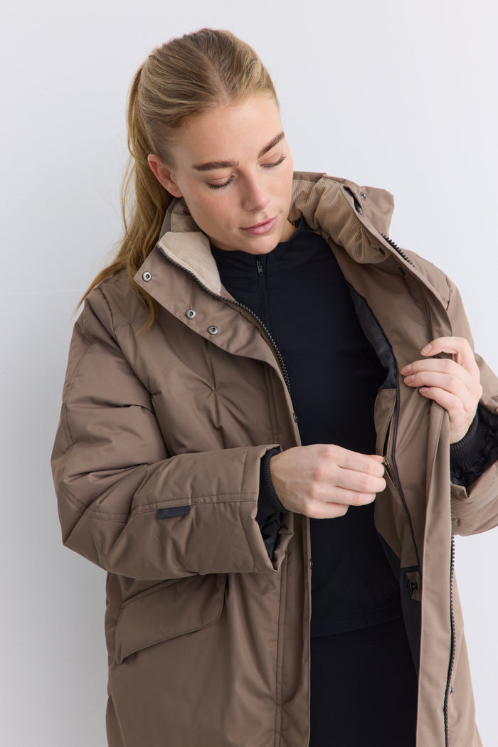 Rethinkit Parka Jacket Cube Jacket 3201 walnut